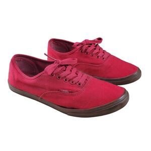 VANS | Off The Wall | Red | Gum Sole Casual Sneakers | Size 8.5/10